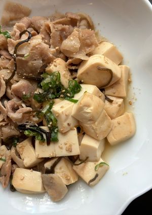 豚バラ＋豆腐×塩昆布＋めんつゆ-レシピのメイン写真