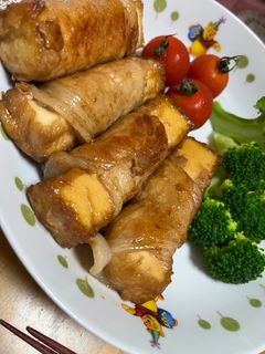 照り焼き厚揚げの豚ロース巻-レシピのメイン写真