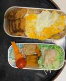 レンジクリームハヤシ味オムライス弁当