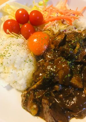 くたくたブロッコリーの玉子ポークカレー-レシピのメイン写真