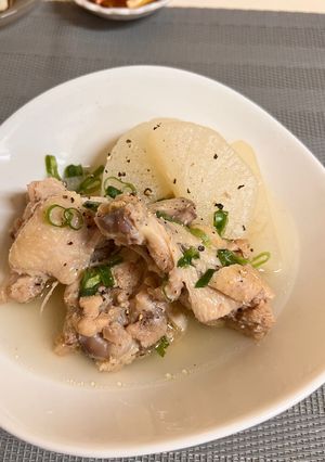 時短！手羽元と大根の旨塩煮-レシピのメイン写真
