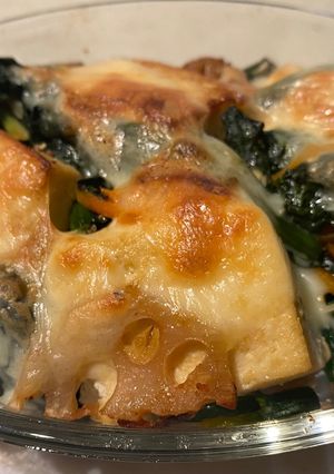 ほうれん草と焼き豆腐の味噌チーズ焼き-レシピのメイン写真