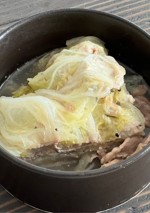 簡単!! 白菜と豚肉のミルフィーユ-レシピのメイン写真