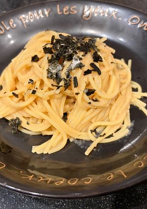 【男料理】ワンパンレシピ！和風たらこパスタ-レシピのメイン写真