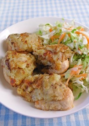 鶏むね肉とポテトのマスタードマヨ焼き-レシピのメイン写真