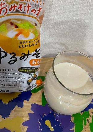 豆乳味噌スープ-レシピのメイン写真