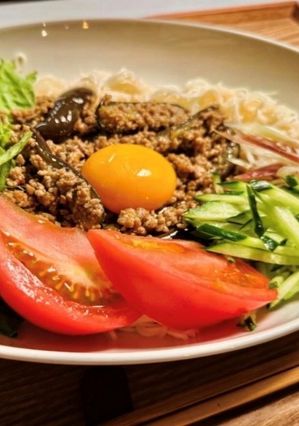 汁なし　麻辣そうめん-レシピのメイン写真
