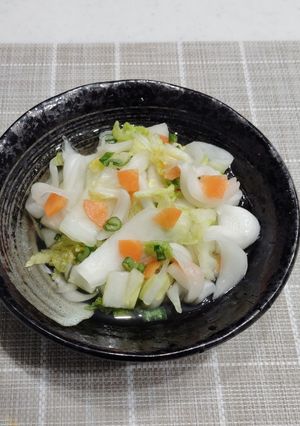 新玉ねぎと白菜のピクルス-レシピのメイン写真