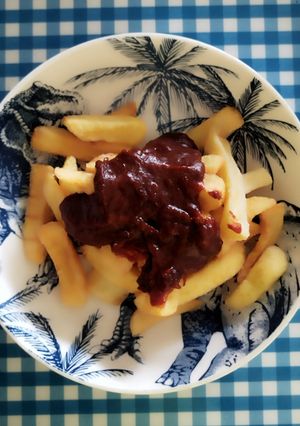 フライドポテトデミグラスソースがけ-レシピのメイン写真
