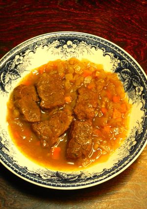 牛肉の赤ワイン煮・ワンパンで簡単フレンチ-レシピのメイン写真