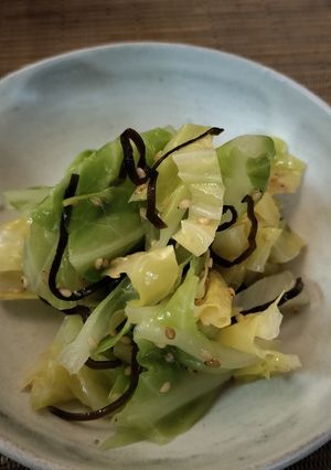 キャベツと塩昆布の簡単なの-レシピのメイン写真