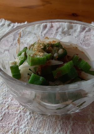 オクラのおかか醤油-レシピのメイン写真
