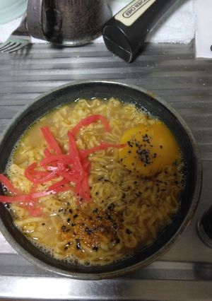 チキンラーメンミニでラーメン作り pt1-レシピのメイン写真