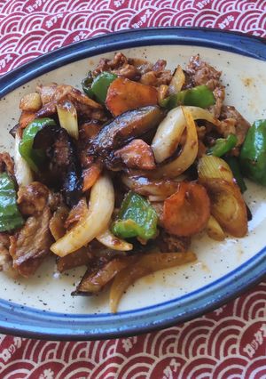 豚肉とお野菜のピリ辛味噌炒め♪-レシピのメイン写真