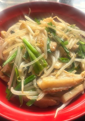 鶏肉とにらもやしの炒め物-レシピのメイン写真