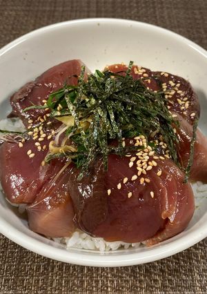 鰹が激うまです！カツオの手こね寿司の作り方-レシピのメイン写真
