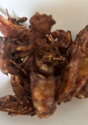 海老の殻の唐揚げ😋-レシピのメイン写真