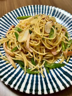 ✨いんげんとベーコンの昆布茶パスタ✨-レシピのメイン写真