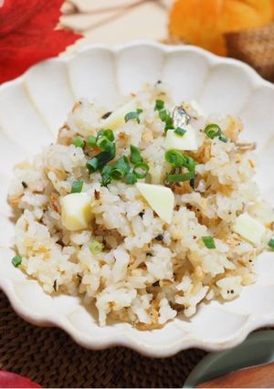 アーモンドフィッシュの炊き込みご飯-レシピのメイン写真