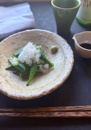 鶏照りで残した桃ゼリーを使って冷たい一品-レシピのメイン写真