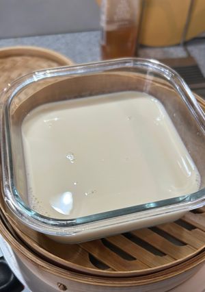 せいろ蒸し！豆乳で豆腐-レシピのメイン写真