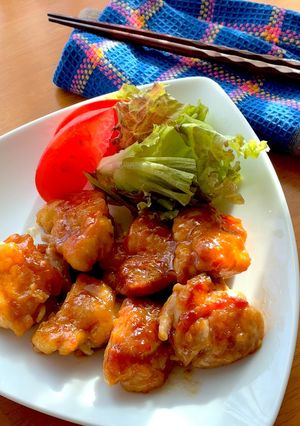 ＊鶏もも肉梅醤油照り焼き＊-レシピのメイン写真