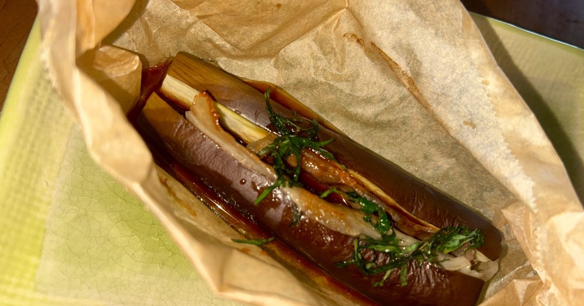 茄子ドック🍆 by bkrnQQQ 【クックパッド】 簡単おいしいみんなの