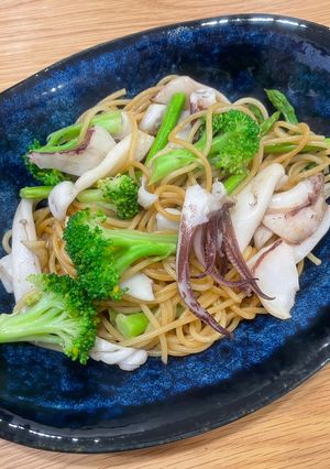 新子アオリイカ のバター醤油パスタ-レシピのメイン写真