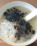 やさしい味の昆布だしスープ粥(茶漬け)