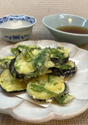 茄子の天ぷら大葉風味🍆-レシピのメイン写真
