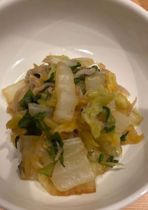 白菜としらすの大葉和え-レシピのメイン写真