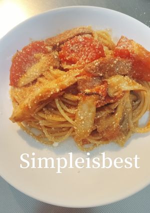 トマトクリームパスタ-レシピのメイン写真