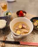 米麹白味噌とタニタ減塩味噌が美味しい豚汁