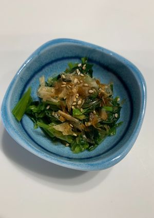 ほうれん草のめんつゆ和え★スピードレシピ-レシピのメイン写真