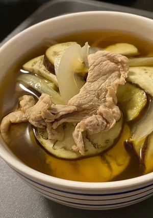 生姜香る茄子のそうめんつゆ-レシピのメイン写真
