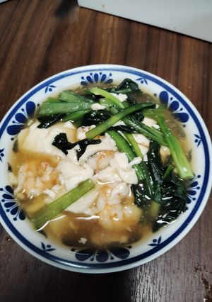 小松菜とえびの豆腐あんかけ-レシピのメイン写真