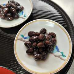 圧力鍋で黒豆煮・簡単・時短・お節料理-レシピのメイン写真