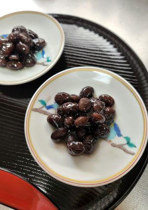 圧力鍋で黒豆煮・簡単・時短・お節料理-レシピのメイン写真