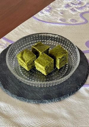 レンチン抹茶ブラウニー-レシピのメイン写真