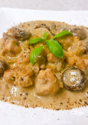 チキンのブルーチーズクリームソース煮-レシピのメイン写真