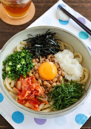 栄養満点◎納豆混ぜうどん-レシピのメイン写真