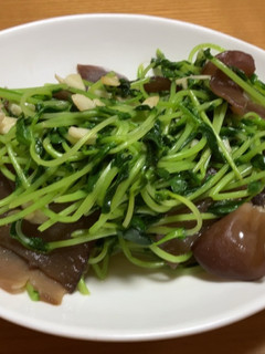 中華おこわと豆苗&キクラゲ&ザーサイ炒め-レシピのメイン写真