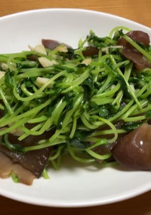 中華おこわと豆苗＆キクラゲ＆ザーサイ炒め-レシピのメイン写真