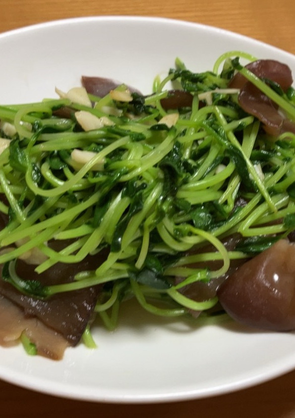 中華おこわと豆苗＆キクラゲ＆ザーサイ炒め-レシピのメイン写真