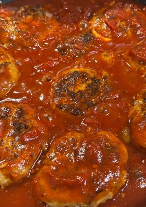 イタリアンハンバーグ トマトソース 簡単-レシピのメイン写真