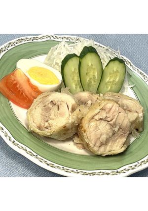 ガーリックチキンロール★動画あり★-レシピのメイン写真