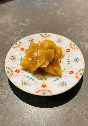 ジンジャーエールと胡麻油のガリ/備忘録-レシピのメイン写真
