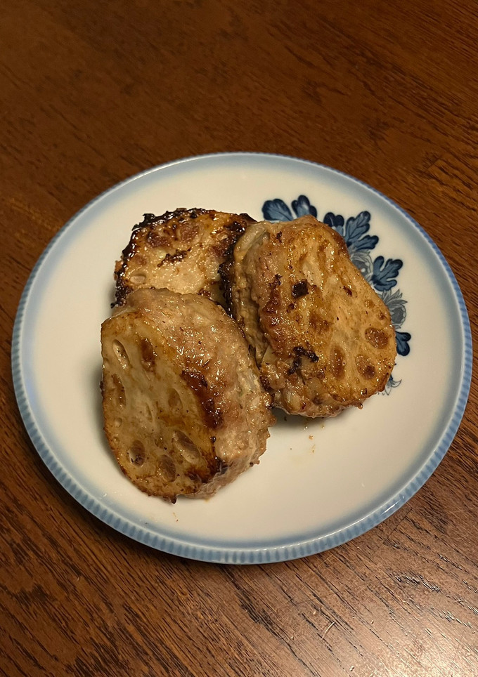 蓮根のはさみ焼き-レシピのメイン写真