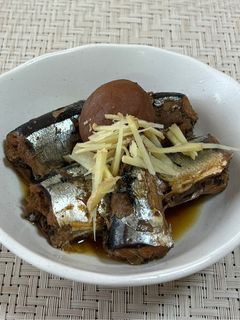 骨まで食べれる秋刀魚の梅煮-レシピのメイン写真