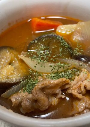 野菜たっぷりトマト＆赤ワイン煮-レシピのメイン写真